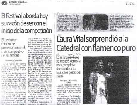 Laura Vital sorprendió a la Catedral con flamenco puro